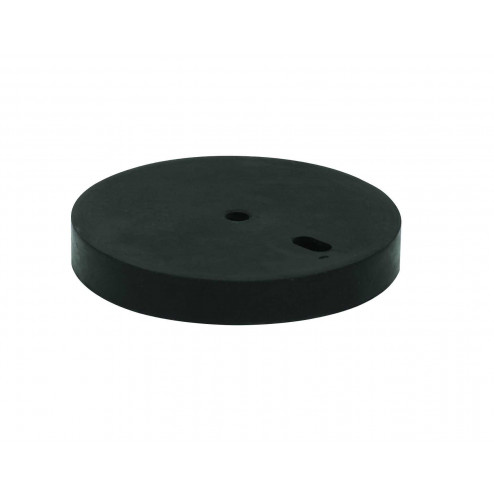 Deurbuffer verhoger 12 mm rubber zwart tbv 02030 