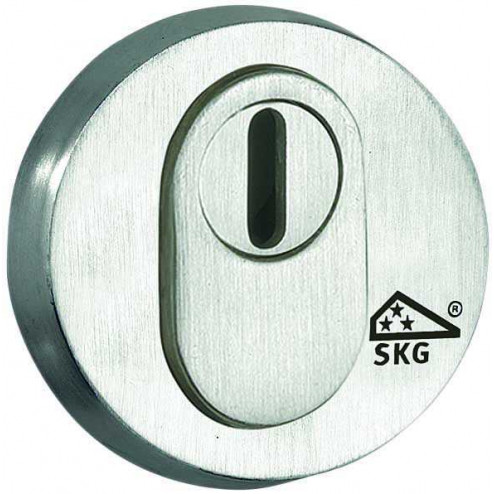 SKG3 cilinderrozet buiten m/ KTB Elegant mat nikkel PVD