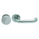 Knop/krukgarnituur CHASE DIN-R PL KL4 rvs mat PC 