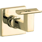 Leuninghouder Bauhaus hol M10 messing ongelakt