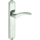 Deurkruk op schild Atlas BB 72 glans nikkel