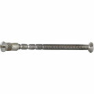 Patentbout met huls (2st) M4 65mm mat nikkel ongelakt