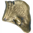 Meubelknop Pomilla 05 Rechts 41x60mm mat brons