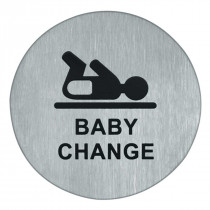 Symboolplaat baby change 