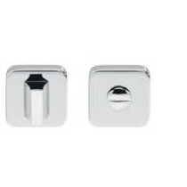 WC garnituurituur LU 50x50 mm glans chroom WC 6-7mm