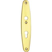 SKG3 elips schild binnen  PC72 mm messing gelakt