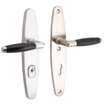 SKG3 kruk/kruk op elips schild rechts Ton ebben/elips PC72 mm m/ KTB antiek nikkel/antiek chroom