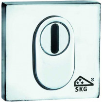 SKG3 cilinderrozet buiten m/ KTB Bauhaus glans chroom