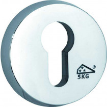 SKG3 cilinderrozet buiten Elegant glans chroom