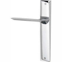 Gatdeel links op schild Cedro blind glans chroom