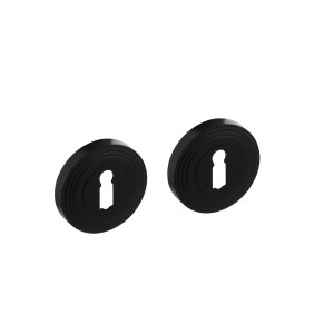 Intersteel Sleutelrozetten verdekt ø54x9 mm met nokken zwart