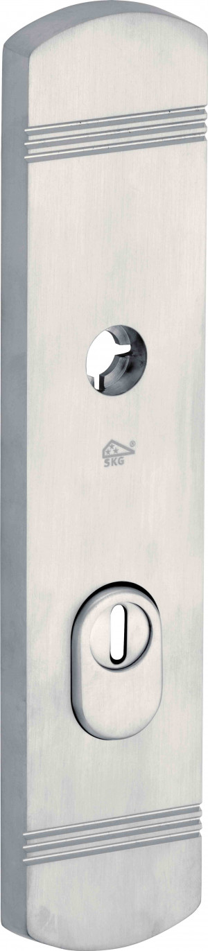 SKG3 schild buiten Art-Deco PC72 mm m/ KTB mat nikkel PVD