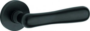 Deurkruk op rozet Linea XL/Vivo mat zwart